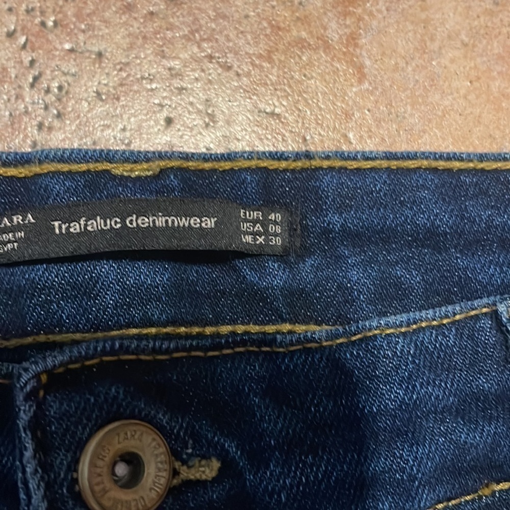 Zara embroidered ankle jeans - Picture 5 of 6